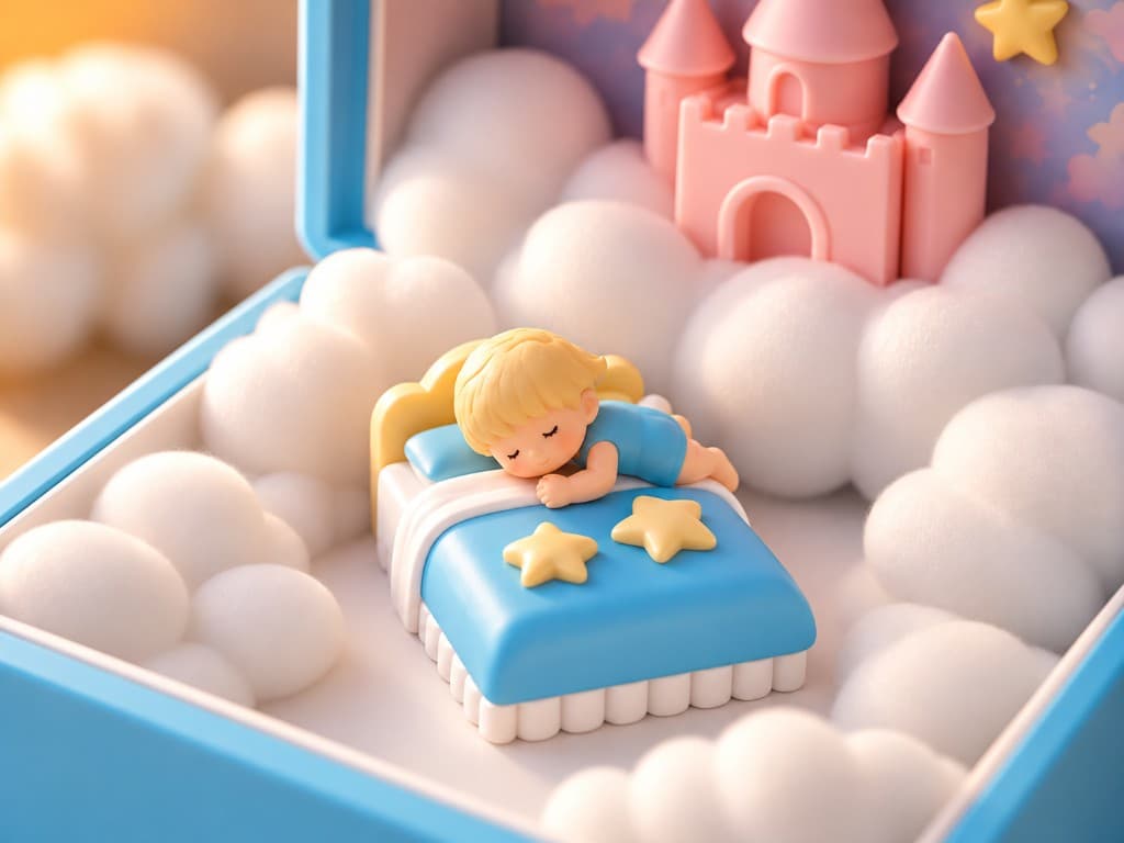 Cloud Castle miniature pocket world with soft cloud landscape, Clouds to explore