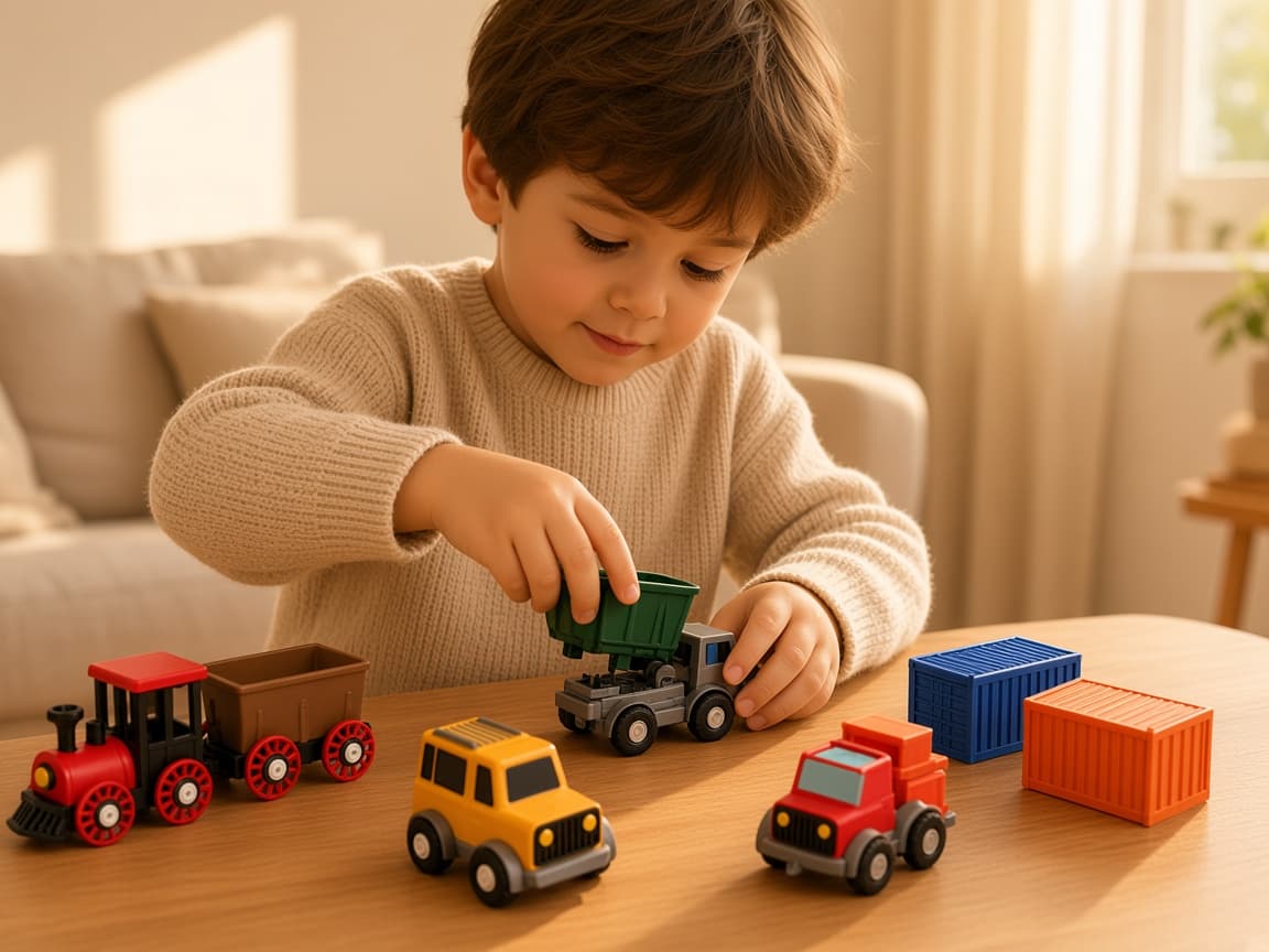 Mag Drive modular magnetic vehicle kit with snap-together frames and cabins, Load and rebuild