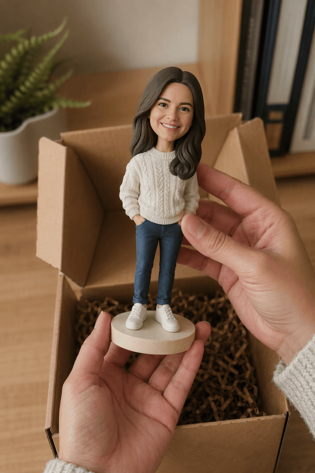 Offline Avatars packed in kraft paper with a wax seal