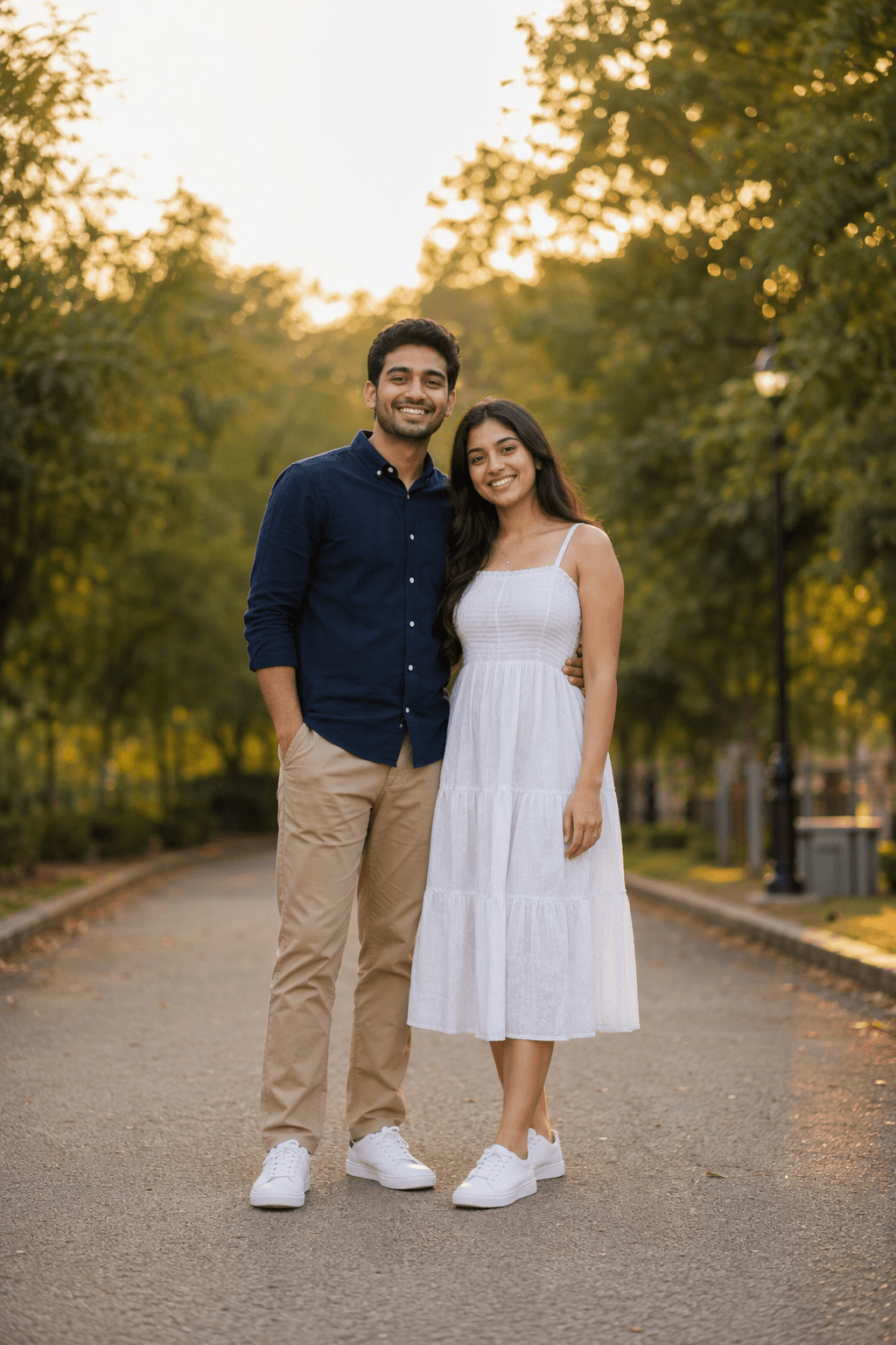 Photo of a couple used as an Offline Avatar reference