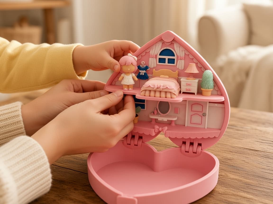 Le Boudoir Jewelry Box miniature heart room inside a jewelry-box setting, Curiosity & Discovery