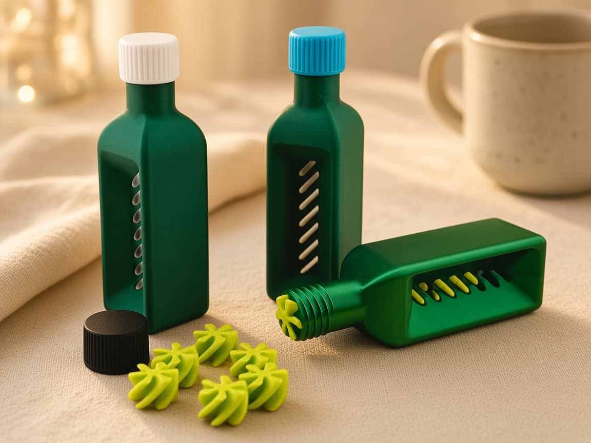 Olive Oil Passthrough nested bottle fidget puzzle, Patient Problem-Solving